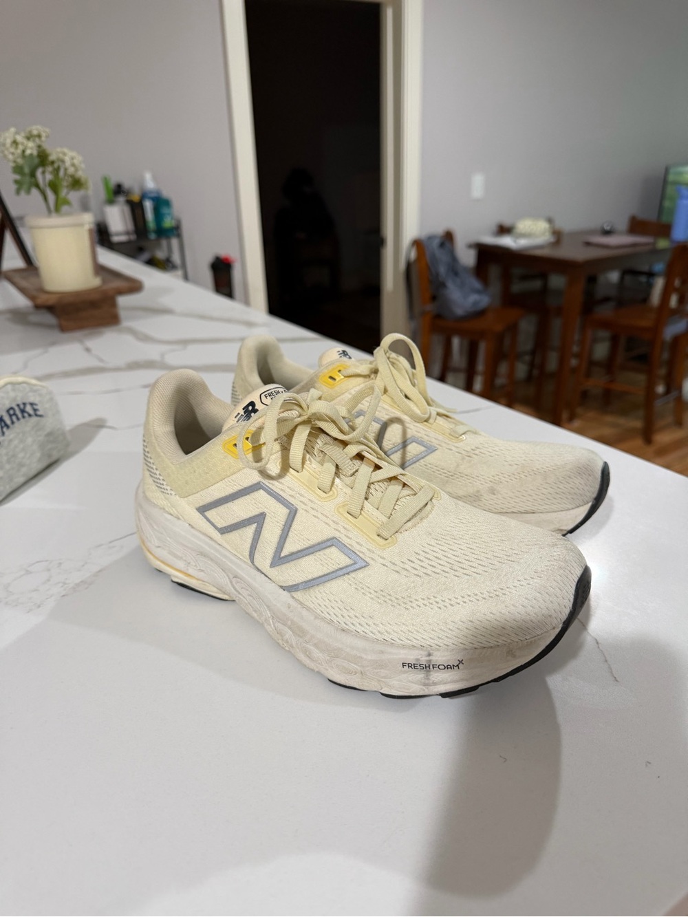 New balance Freshfoam x light yellow size 8 womens